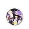 Cazador de demonios: Insignias de la Serie de Fragmentos Reflectantes de Kimetsu No Yaiba - Yoriichi Tsugiri, Mitsuri Mariposa, Zenitsu, Artículos de Hoja de Lata