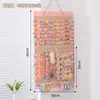 Bolsa Colgante de Almacenamiento de Tela Multicapa Gran Capacidad Plegable para Dormitorio Mesita de Noche Armario Colgador para Artículos Varios Papelería