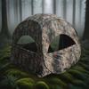 Barraca de Camuflagem para Acampamento ao Ar Livre Transfronteiriça, Camuflagem de Floresta com Visibilidade de 270 Graus para Observação de Pássaros e Fotografia, Barraca de Caça