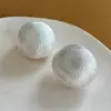Aretes Semircirculares Texturizados con Diseño de Nicho, Sensación de Alta Gama, Lujo Ligero, Temperamento Fresco y Refinado, Adecuados para el Viaje Diario, Ocasiones Formales, Exquisitos y Nobles