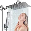 Amazon Barra de Extensión para Ducha Montada en Pared Juego de Ducha Baño Desviador de Tres Vías Manguera de Ducha de Acero Inoxidable