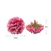 Crisantemo de Mil Capas Simulado Venta al por Mayor Crisantemo de Bola Pequeño Tela de Seda Flor Falsa Materiales Hechos a Mano Accesorios de Fotografía Guirnalda Tocado con Flores