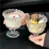 Taça de Champanhe Gravada Romântica Retrô Estilo Francês, Taça de Vinho Vintage de Alta Estética, Taça Alta para Vinho Tinto, Taça para Vinho Doce