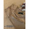 Pantalones Casuales de Gamuza Retro Marrones para Hombres y Mujeres 2026 Nuevos de Otoño e Invierno Pierna Recta Favorecedores Versátiles Pierna Ancha Pantalones Largos