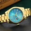 Denvosi Personalizado para Hombre Comercio Exterior de Alta Calidad Hombres de Negocios Correa de Acero Resistente al Agua Cuarzo Reloj de Pulsera Venta Directa de Fábrica