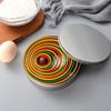 Molde Redondo de Acero Inoxidable para Pastel Molde para Galletas Tostadas de Azúcar Plegable Color Juego de 12 Piezas Molde Redondo para Hornear Galletas