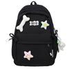 Mochila escolar de alto valor para niñas, bonita mochila para principiantes de secundaria, mochila sencilla de gran capacidad para el campus, mochila de dopamina para estudiantes de primaria