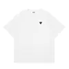 Camiseta de Manga Corta con Estampado de Corazón de Marca Japonesa de Moda, Unisex de Corte Holgado, Top Versátil Casual de Verano para Pareja