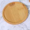 Rosewood madeira de acácia bambu isolamento tapete coaster nogueira preta redondo quadrado coaster de madeira maciça kung fu chá coaster