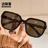 Óculos de Sol TR857 Novo Armação Grande Fashion Óculos de Sol Polarizados Masculinos e Femininos Estilo Coreano Emagrecedor TR Retro Proteção UV