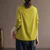 Nueva Camiseta Versátil de Color Puro con Cuello Alto y Manga Larga para Mujer Talla Grande Mujer Look Adelgazante Holgado Camiseta Base Top Trbottomy Otoño