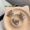 Anillo de dragón antiguo que conserva el color, espaciador de serpiente y dragón del zodíaco, cuentas de cristal sueltas, pulsera, collar, accesorios de bricolaje hechos a mano.