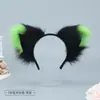Diademas de Peluche Orejas de Gato Hechas para Cruce de Fronteras, Disfraces de Fiesta, Accesorios para Actuaciones, Accesorios para el Cabello de Orejas de Zorro para Halloween
