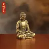 Estátuas de Buda para o Grande Dia de Latão Buda de Bolso Criativo Enfeites de Decoração para Casa Estátuas de Buda Antigas Retrô para Levar na Mão Carro