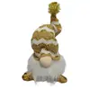 Boneca de Elfo Criativa, Boneca Sem Rosto Dourada Brilhante, Decoração de Atmosfera Natalina, Boneca de Tricô para Feriados Atacado