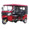 África Transfronteriza Más Vendido Motocicleta de Tres Ruedas para 9 Personas 200cc Refrigerada por Agua para Transporte de Pasajeros Gasolina Tuktuk