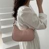 Estilo Coreano Indentación de Letra Distintiva Gran Capacidad 2025 Nuevo Simple Estilo Coreano de Viaje Moda Bolso de Hombro Axila para Mujeres