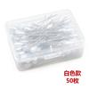 100 peças/caixa 5*40mm branco gota em forma de agulha acessórios de vestuário corte costura posicionamento fixo agulha fabricantes atacado