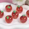 Ding Yi Manzana Grande Luna Fría Cuentas Galvanizadas Accesorios de Frutas Simuladas 3D Cuentas Sueltas Materiales Creativos para Manualidades DIY