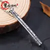 Plata Pura S990 Ruyi Aro Dorado Rey Mono Sun Wukong Cadena para Suéter Colgante Plata Tailandesa Retro Colgante para Hombres y Mujeres