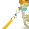 Bolsa de Cosméticos de PVC Transparente Bolsa de Maquiagem de Frutas Bolsa de Cosméticos Armazenamento de Viagem Bolsa de Banho Bolsa de Papelaria Desenho Animado Japonês Coreano