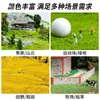 Polvo de Hierba de Nylon Modelo Miniatura Césped Mesa de Arena Escena Plantas Pequeñas de Hierba Materiales Hechos a Mano Musgo Pequeño de Hierba