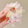 Goma para el pelo de flor de mariposa para niños, nuevo modelo 2026, cuerda para el pelo de alta gama, goma para moño, accesorio para el pelo de niñas
