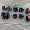 Acessórios para Cadeira de Praia Dobrável Conectores de Plástico Acessórios para Braço de Cadeira Materiais Auxiliares para Cadeira de Lazer Peças de Plástico Reparo