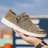 Zapatos Mocasines de Verano Transfronterizos de Talla Grande para Hombre a Buen Precio, Zapatos de Tela Ligeros y Transpirables sin Cordones, Zapatos Deportivos Casuales de Alta Calidad para Hombre