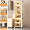Instalación Gratuita Gabinete Plegable de Almacenamiento Hogareño Sala de Estar Cocina Gabinete para Juguetes y Snacks Gabinete Plegable de Almacenamiento Transfronterizo