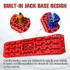 Tabla de Escape Todoterreno para Vehículos, Nieve Exterior, Barro, Tabla de Rescate para Vehículos del Desierto, Herramienta de Auto-Rescate
