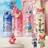 Taza Termo con Tapa Pop-Up de Muñeco Stitch Nueva para Niños de Acero Inoxidable 316 con Popote Estudiante Linda Portátil Tetera de Agua