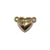 Accesorios para Joyería DIY Transfronterizos al por Mayor Conectores Magnéticos de Corazón de Colores Collares Pulseras Hechos a Mano Materiales de Aleación