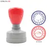 Selo fotossensível transparente padrão ED Almofada de impressão borboleta japonesa Redonda Oval à prova d'água resistente à umidade Inspeção de qualidade QC, APROVADO