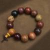 Pulsera de cuentas Duobao palo de rosa de hoja pequeña ébano Golden Sinan cuentas de rosario para hombres y mujeres Wenwan pulsera de un solo anillo joyería de regalo de buena voluntad