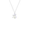Collar BaObAo Diseño Original Plata s925 Estrella Luna Árbol de Navidad Femenino Nicho Lujo Ligero Alta Gama Regalo de Navidad