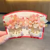 Novos Acessórios de Cabelo Estilo Chinês Super Delicados Estilo Antigo, Grampo de Cabelo Infantil Flor com Franja de Pérola, Adorno de Cabeça Laço de Alta Qualidade para Hanfu