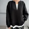 Conjunto Duas Peças Estilo Japonês e Coreano Exportação Sudeste Asiático Manga Longa Primavera, Outono e Inverno Top Jaqueta Moletom para Mulheres