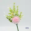 Bouquet de Flores Artificiales de Seda Atadas a Mano con Cordyceps, Aspecto Fresco y Natural, Flores de Seda, Flores Falsas, Ramo de Papel, Imán para Refrigerador, Arreglo Floral, Flores Decorativas
