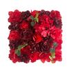 Simulación de boda, pared de flores, simulación de hilera de flores, decoración de ventana de centro comercial, simulación de planta verde, pared de plantas, hortensias, pared de rosas