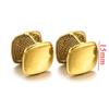 Nuevos Pendientes de Acero de Titanio con Bola Brillante Estilo Ins Europeo y Americano Hebilla de Oreja Pendientes de Moda de Alto Grado Nicho para Mujer Combinan con Todo