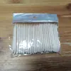Palo Corto de Madera Naranja para Remover Arte de Uñas Multifuncional Doble Punta Removedor de Belleza Presiona Uñas Postizas Empujador de Cutícula en Relieve 100 Piezas/Paquete