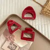 Nuevo Clip Pinza Hueca Engrosada Simple Temperamento Pinza Tiburón para Parte Trasera del Cabello Pinza para el Cabello Francesa Avanzada de Ácido Acético