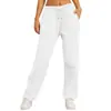 Pantalones Deportivos Casuales de Cintura Alta para Mujer, Pantalones Rectos, Pantalones para el Hogar, Moda Amazon