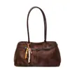 Bolsa de mano grande de terciopelo mate transfronteriza, estilo retro y casual, bolso de hombro, diseño de alta gama, adecuado para ir al trabajo, venta al por mayor desde la fábrica