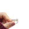 Estilo coreano S925 Sterling Silver mini Moda Personalizada Linha Diamante Pérola Anel de Abertura Anel Anel para Mulheres
