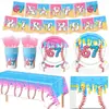 Decoraciones Populares de Amazon para Fiestas Temáticas de Seis Siete, Montaje de Atmósfera de Cumpleaños, Vajilla, Banderines de Cumpleaños, Globos