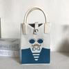 2024 Amazon ebay Bolsa para teléfono móvil coreana moda simple bolsa tejida bolso de hombro bolso tote de oso fábrica
