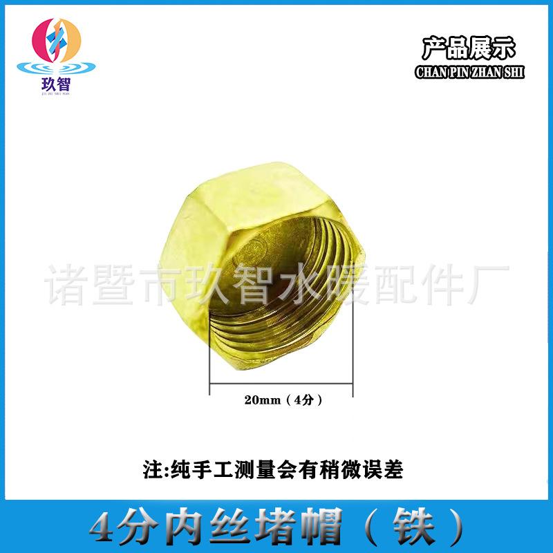 玖智4分内丝堵帽铁