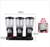 Dispensador de Cereais Comercial Recipiente de Armazenamento Dispensador de Grãos para Cozinha Pote para Frutas Secas e Lanches Caixa de Armazenamento Caixa de Doces para Uso Doméstico